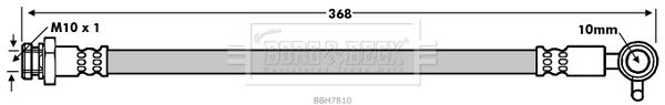 BORG & BECK Bremžu šļūtene BBH7810